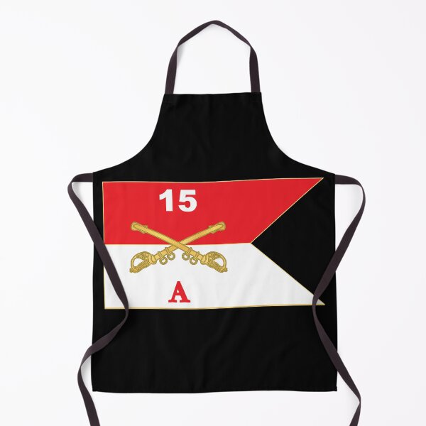 Artikelvorschau, Armee - Alpha - Eine Truppe - 15. Kavallerie Guidon X 300 entworfen und verkauft von Military Insignia Products.