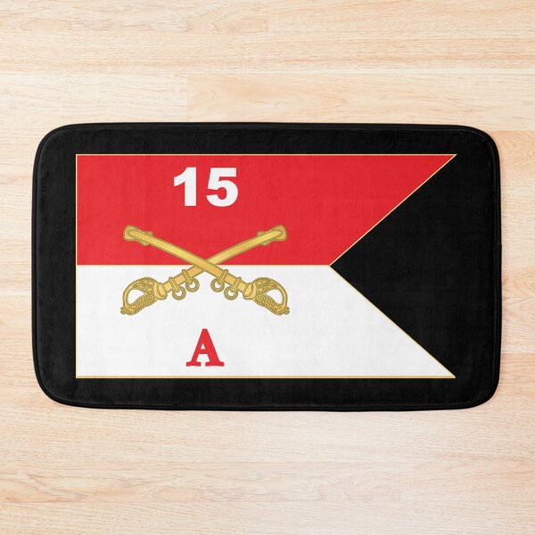 Artikelvorschau, Armee - Alpha - Eine Truppe - 15. Kavallerie Guidon X 300 entworfen und verkauft von Military Insignia Products.