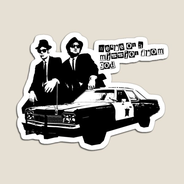 Item preview, The Blues Brothers with Car designed and sold by barmbrackx.