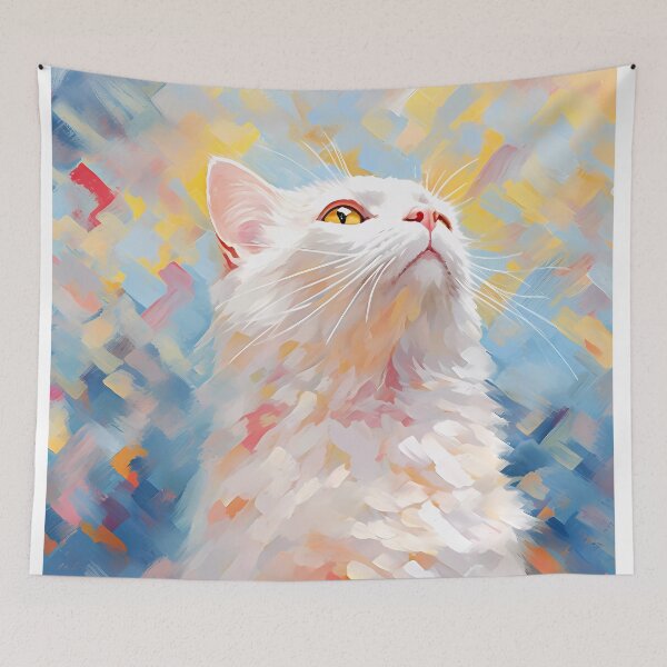 Item preview, Watercolor colored cat15 designed and sold by UnaWu533.