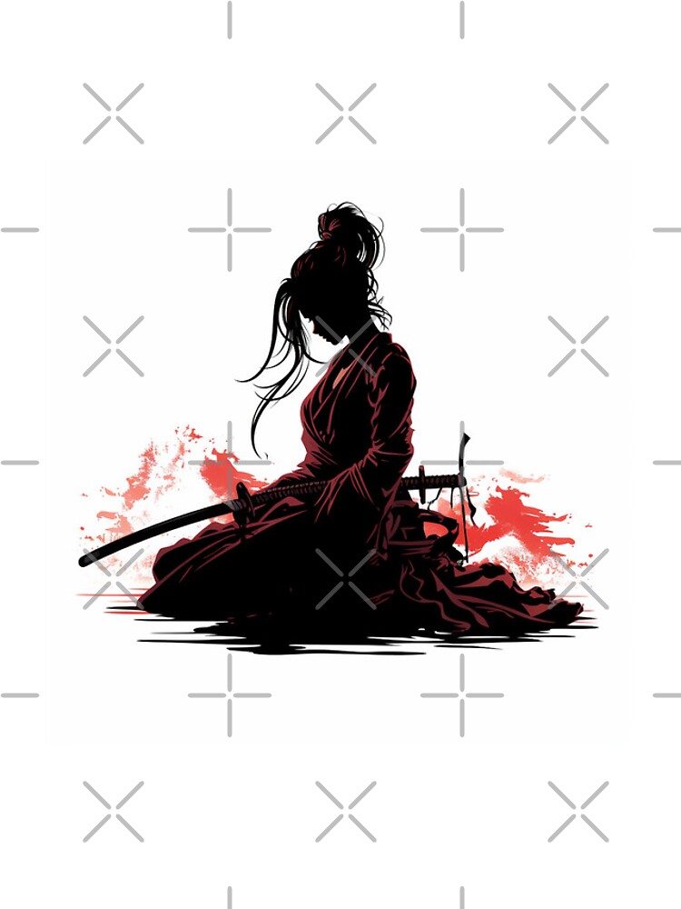 Thumbnail 4 of 4, iPhone Case, samurai girl designed and sold by A3JArtworks.