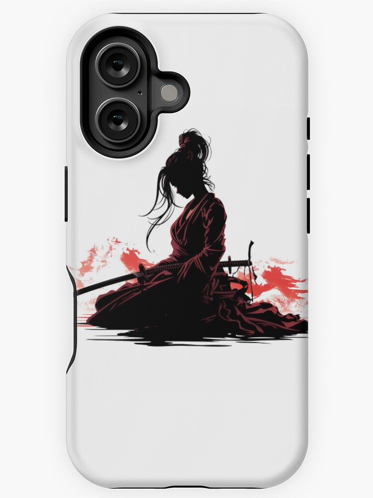 Thumbnail 1 of 4, iPhone Case, samurai girl designed and sold by A3JArtworks.