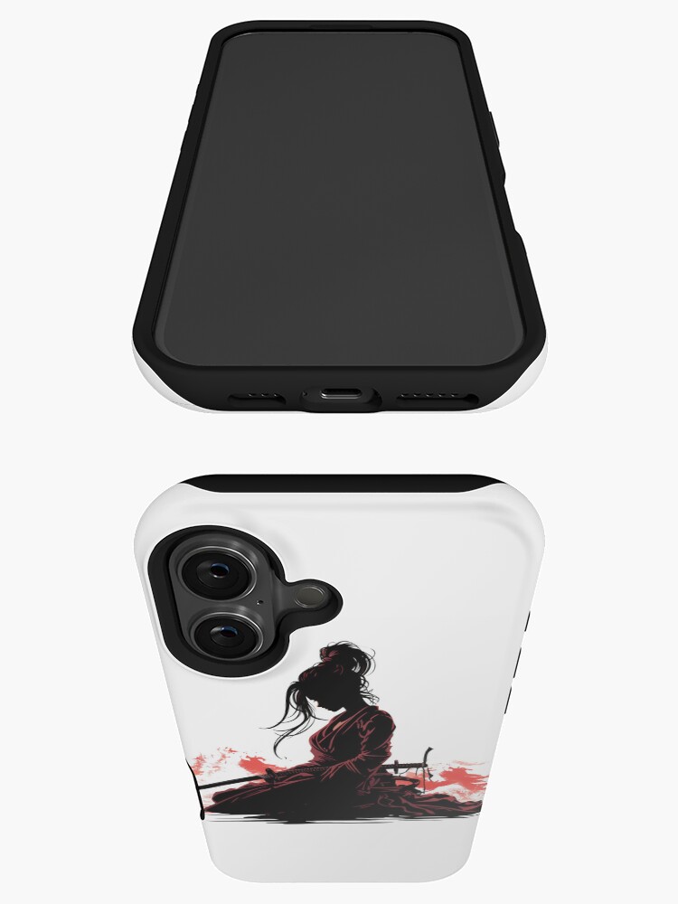 Thumbnail 3 of 4, iPhone Case, samurai girl designed and sold by A3JArtworks.