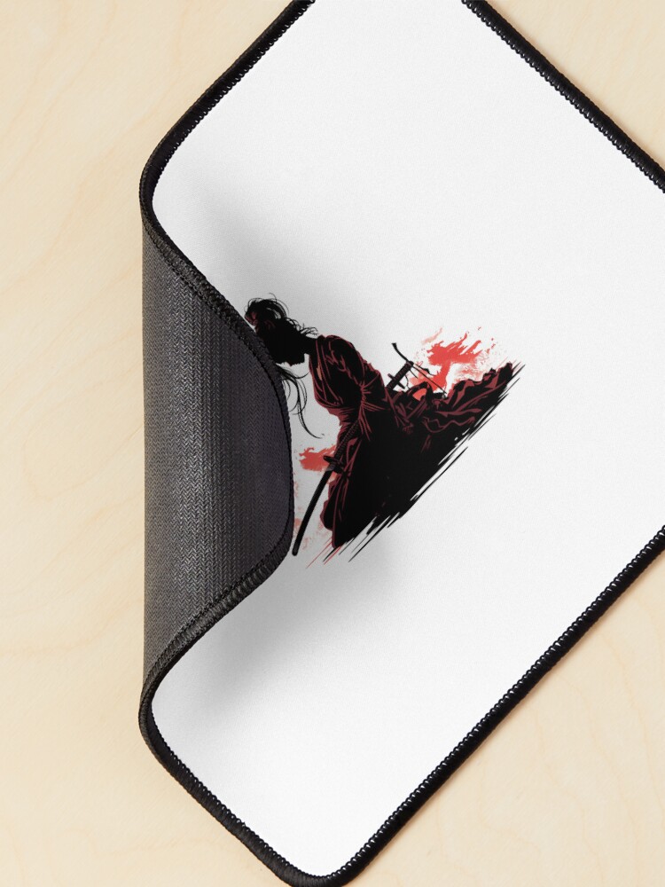 Thumbnail 2 of 5, Mouse Pad, samurai girl designed and sold by A3JArtworks.