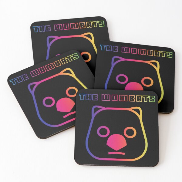 Item preview, The Wombats Rainbow Logo Apparel and Accessories  designed and sold by Indiesigns.
