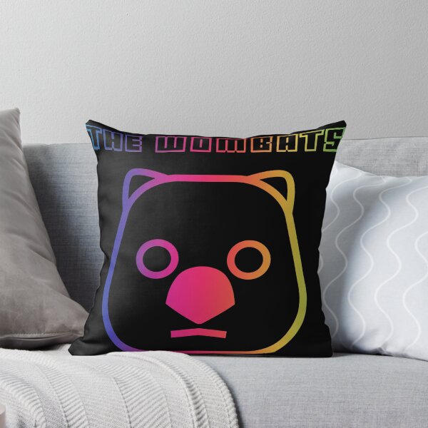 Item preview, The Wombats Rainbow Logo Apparel and Accessories  designed and sold by Indiesigns.