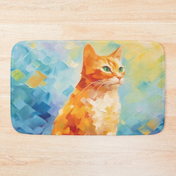 Item preview, Watercolor colored cat16 designed and sold by UnaWu533.
