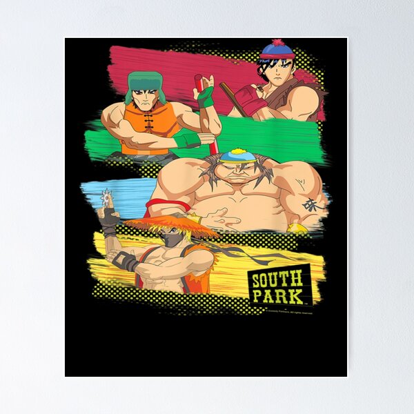 South Park characters Poster by twozombiesstore