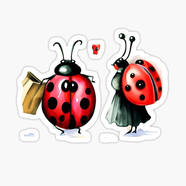 Ladybug couple Sticker for Sale by GiftsForCouples