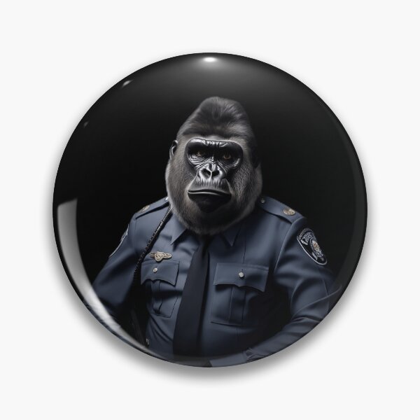 Aperçu de l'œuvre Sergent Silverback, le Primat Enforcer créée et vendue par BrushstrokesA.