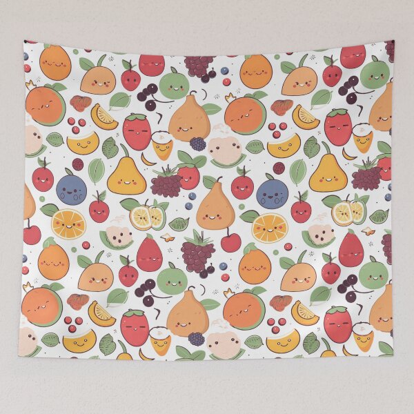 Item preview, Cute fruits pattern designed and sold by Lexa Pix.