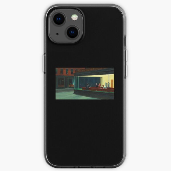 AMERICAN ARTIST. Edward Hopper, Nighthawks, 1942. iPhone Soft Case
