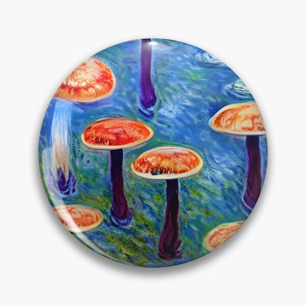 Item preview, Mushrooms in the style of famous art No. 11 designed and sold by CRAFTER-MEDIA.