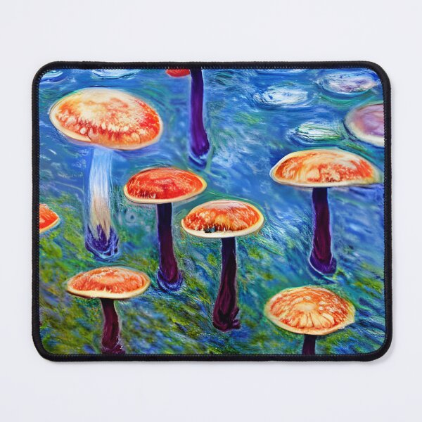 Item preview, Mushrooms in the style of famous art No. 11 designed and sold by CRAFTER-MEDIA.