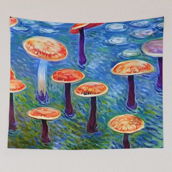 Item preview, Mushrooms in the style of famous art No. 11 designed and sold by CRAFTER-MEDIA.