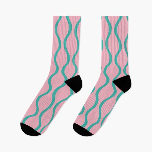 Item preview, Beaded Stripes Pattern in Pink and Turquoise designed and sold by tonymagnerart.