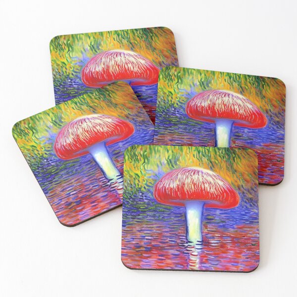 Item preview, Mushrooms in the style of famous art No. 12 designed and sold by CRAFTER-MEDIA.