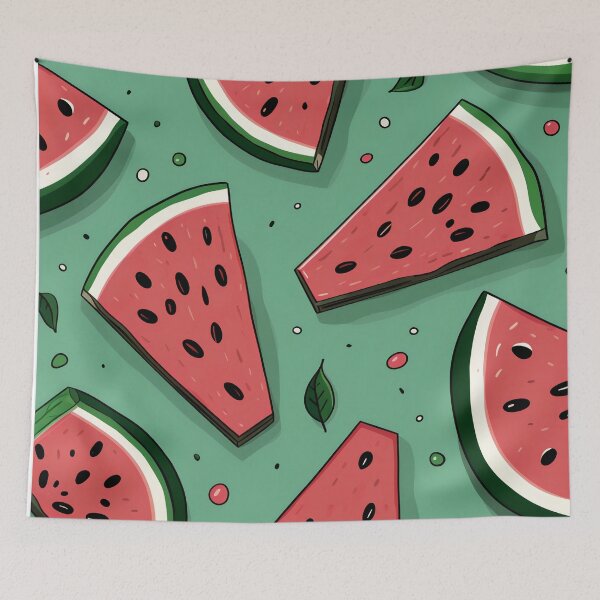 Item preview, Watermelon Pattern Comic Style designed and sold by raviolli000.