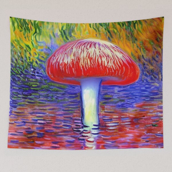 Item preview, Mushrooms in the style of famous art No. 12 designed and sold by CRAFTER-MEDIA.