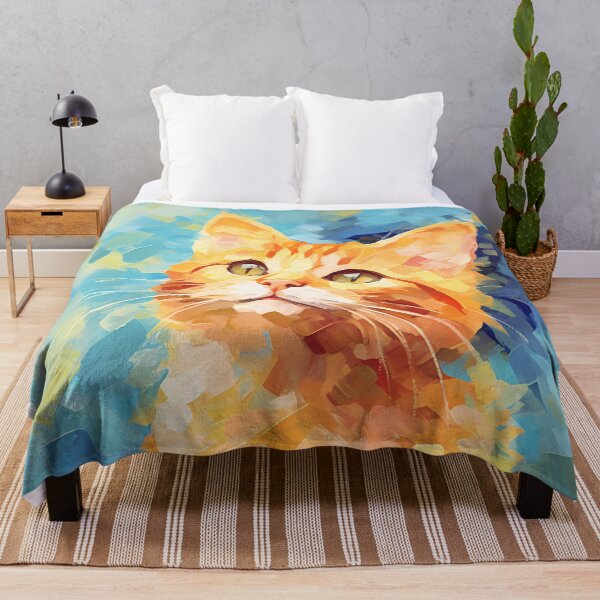 Item preview, Watercolor colored cat17 designed and sold by UnaWu533.