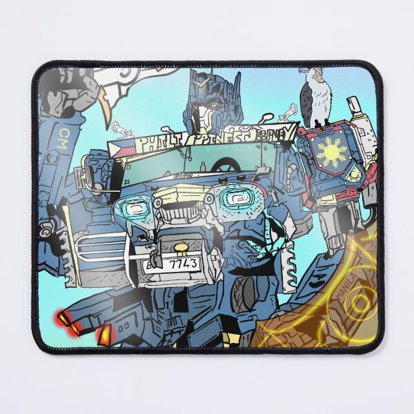 Item preview,  Philippine Jeepney Mecha Robot #4 daytime with Eagle designed and sold by Manalopangaea.