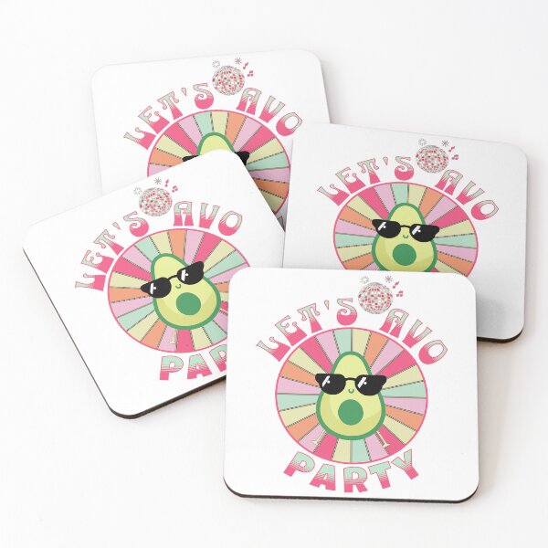 Item preview, Kawaii Retro Disco Avocado, Lets Avo Party designed and sold by JinJinYoon.