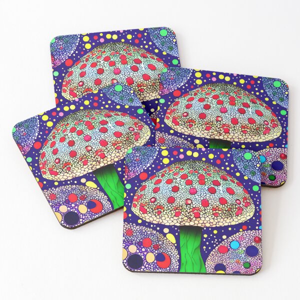 Item preview, Mushrooms in the style of famous art No. 13 designed and sold by CRAFTER-MEDIA.
