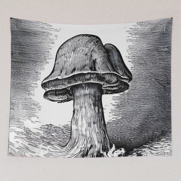 Item preview, Mushrooms in the style of famous art No. 14 designed and sold by CRAFTER-MEDIA.