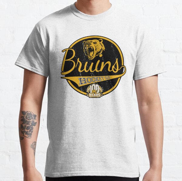 NHL Boston Bruins Formation Yellow Gold T-Shirt, Men's, Medium