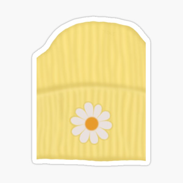 Yellow Daisy Aesthetic Sticker