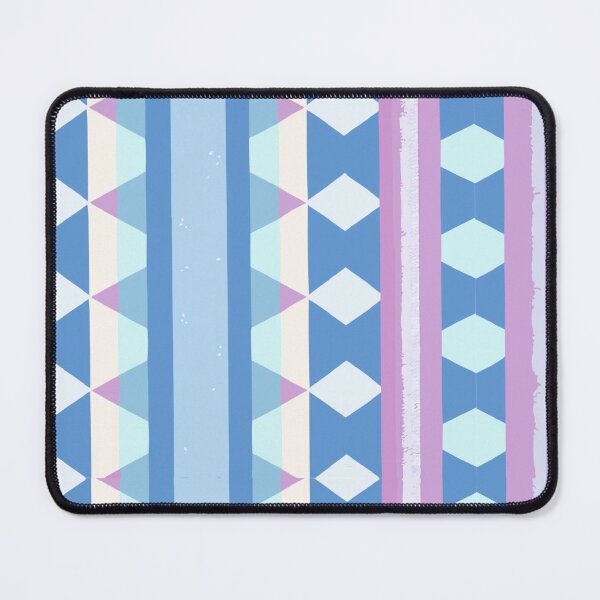 Item preview, Geometric Serenity |  Abstract Pattern of Straight Lines and Triangles, Minimalist, Colorful, Modern in Pastel Tones designed and sold by General-Corner.