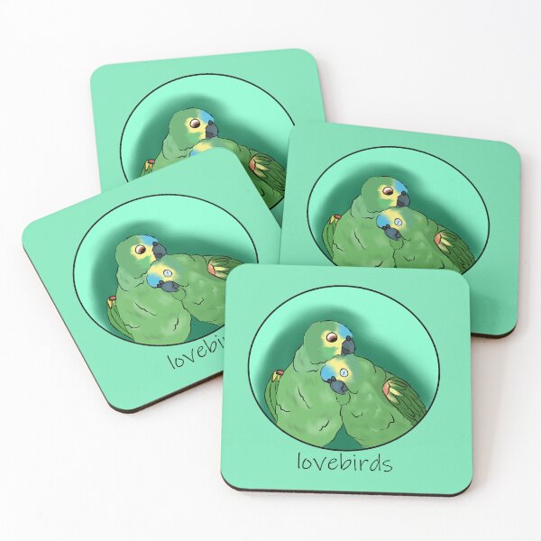 Item preview, blue-fronted amazon lovebirds ! designed and sold by Pika-shop.