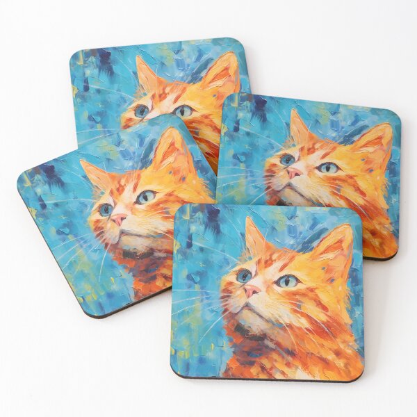 Item preview, Watercolor colored cat19 designed and sold by UnaWu533.