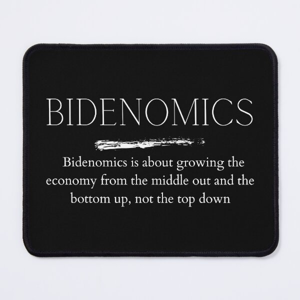 Item preview, Bidenomics White Text Democratic Political Design designed and sold by EarthArtDesigns.