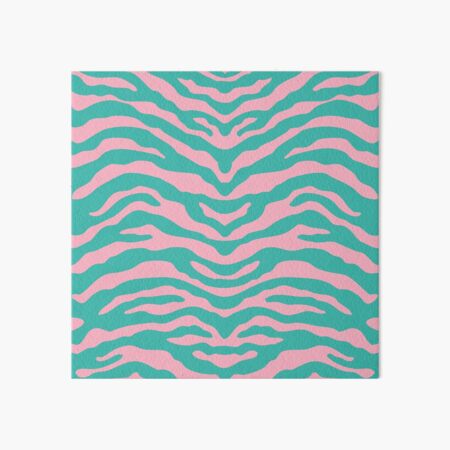 Pink Zebra Print | Art Board Print