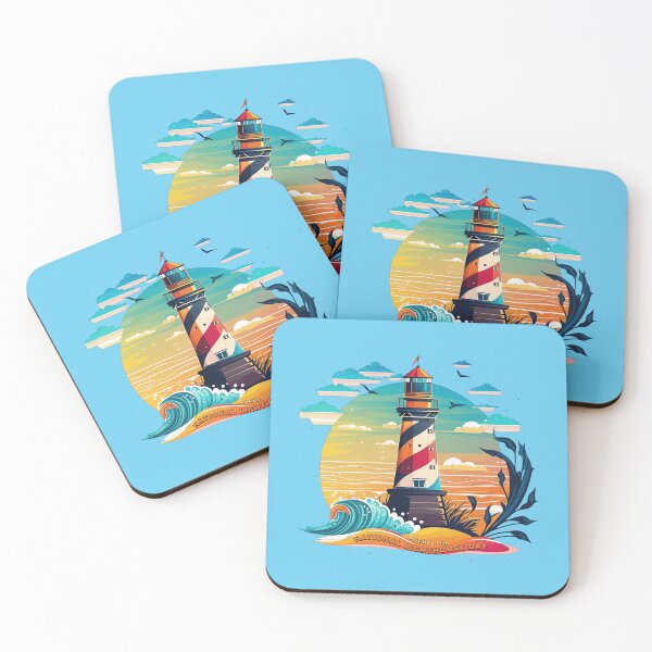 Item preview, National Lighthouse Day designed and sold by HolidayBug.