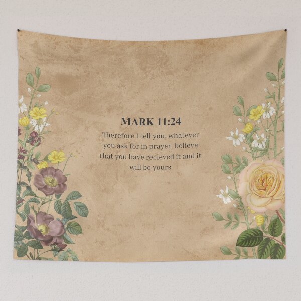Item preview, Mark 11 verse 24 Bible verse designed and sold by TeesStorefront.