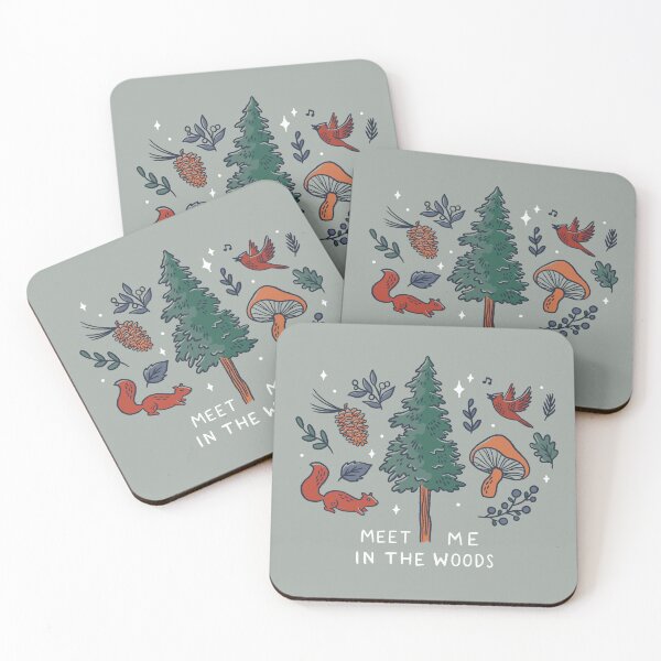 Item preview, Meet me in the woods designed and sold by katienielandart.