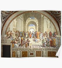 Die Schule von Athen, italienische Renaissance, Künstler, Raphael Poster