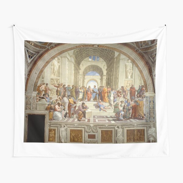 The School of Athens, Italian Renaissance, artist, Raphael. Tapestry