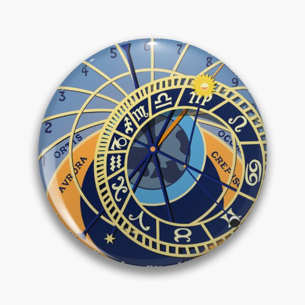 Item preview, Prague Astronomical Zodiac Clock designed and sold by obviouslogic.