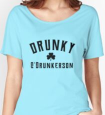 Drunky O'Drunkerson st patrick's day t shirt Women's Relaxed Fit T-Shirt