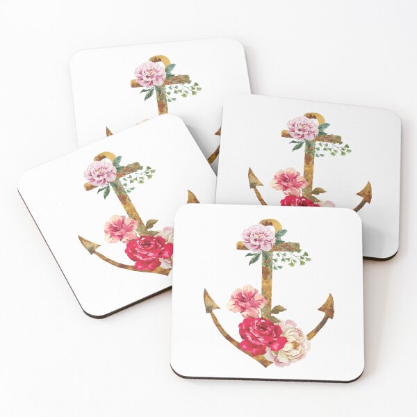 Item preview, Floral Anchor designed and sold by chillaxcats.