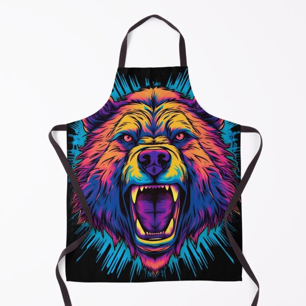 Item preview, Angry Grizzly Bear designed and sold by candlewithhare.
