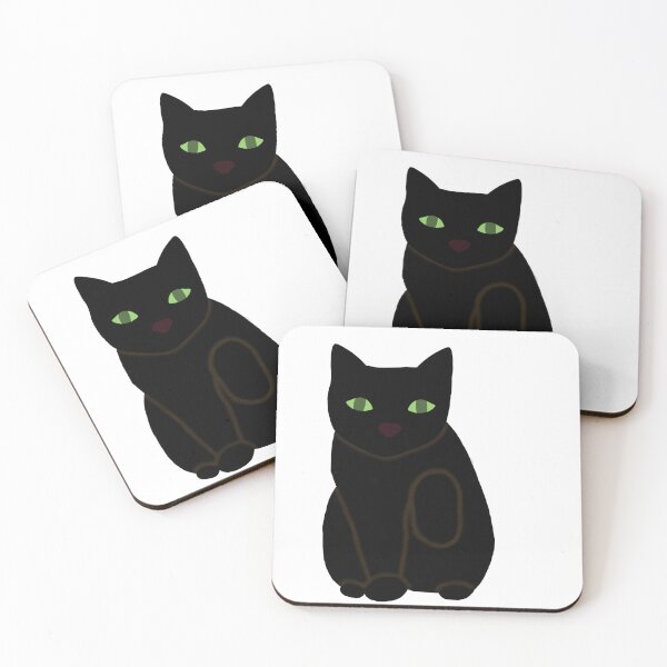 Item preview, black cat designed and sold by Jaennot.