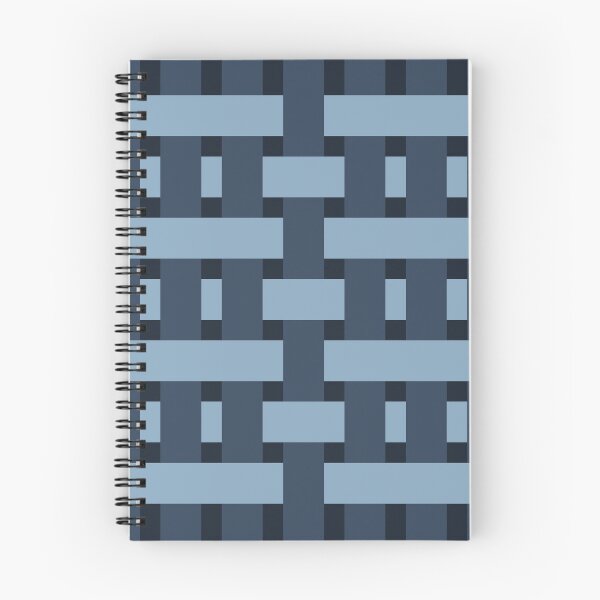 Item preview, Fabric Weave Types #05 - Weft Rib Weave Irregular Pattern - Sophisticated Blue designed and sold by DesignCentrum.