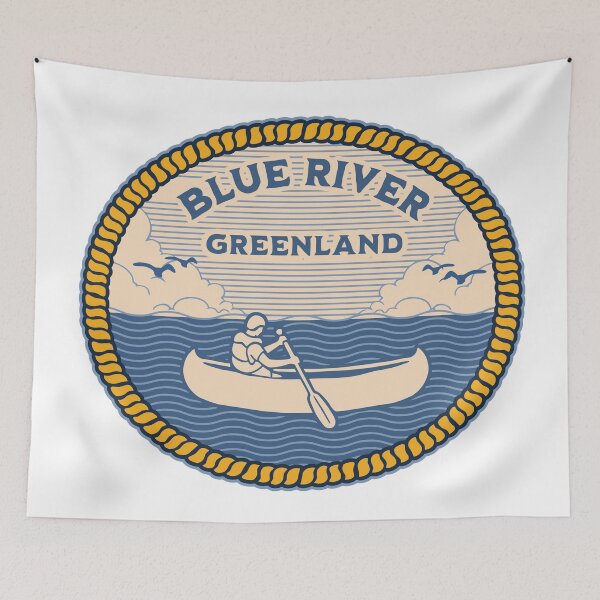 Item preview, Kayaking in Blue River Greenland designed and sold by CyberWindow.