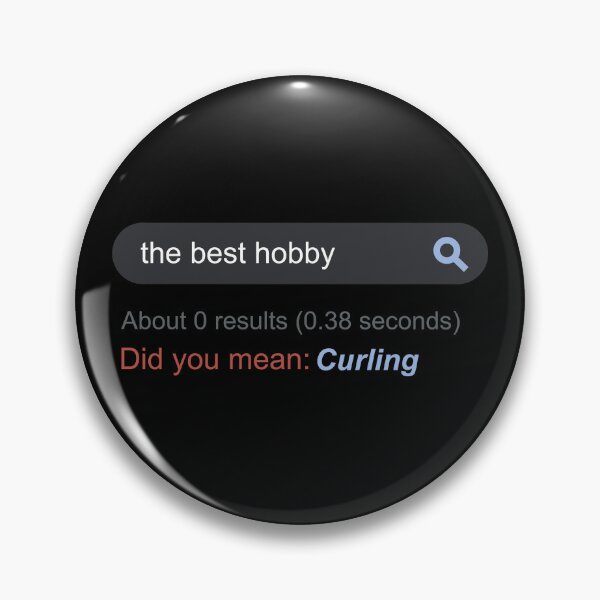Item preview, Curling Did You Mean Best Hobby designed and sold by DasaiArt.