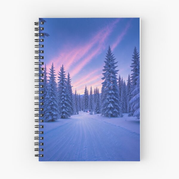 Item preview, A Scenic Snowshoeing Trail Winding Through a Peaceful Winter Wonderland, Ai Generated Art designed and sold by AiGens.
