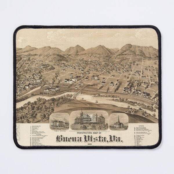 Item preview, Buena Vista, Virginia (1891) designed and sold by allhistory.